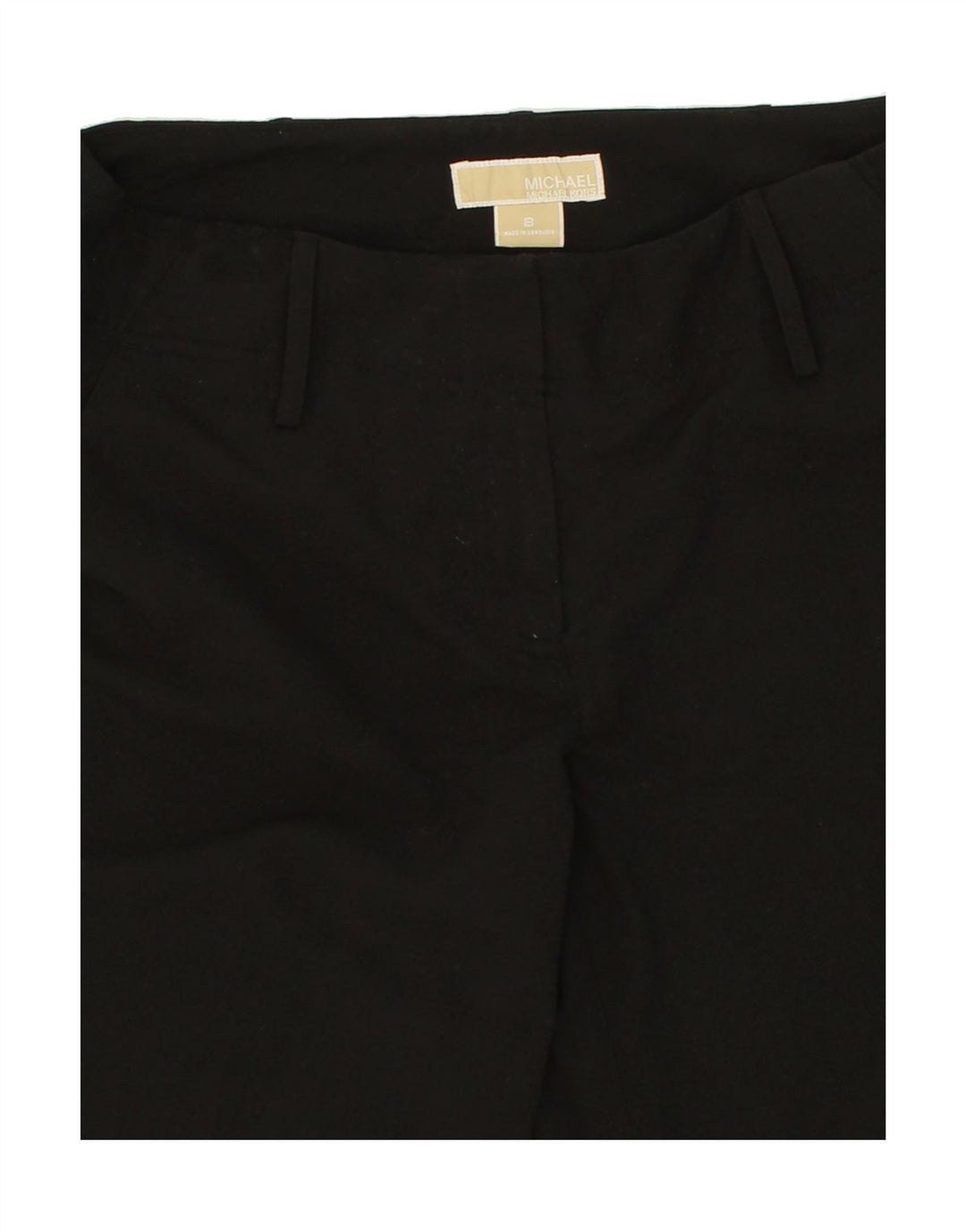MICHAEL KORS Womens Straight Capri Trousers US 8 Medium W34 L24 Black Vintage Michael Kors and Second-Hand Michael Kors from Messina Hembry 
