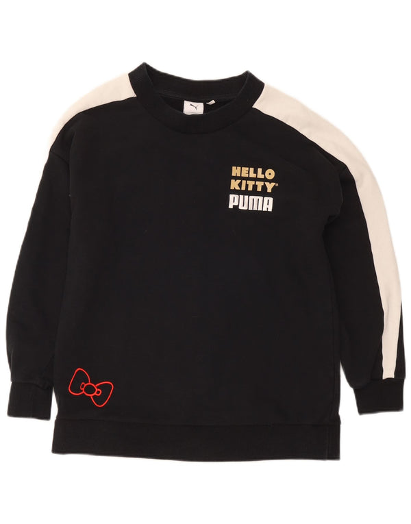 Felpa con grafica Puma per ragazze Hello Kitty 13-14 anni XS nera