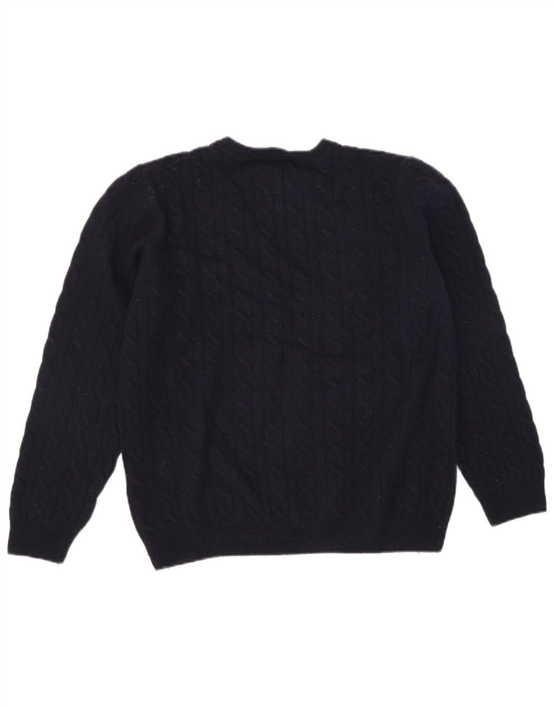 Maglione maglione girocollo da uomo Timberland lana media blu navy