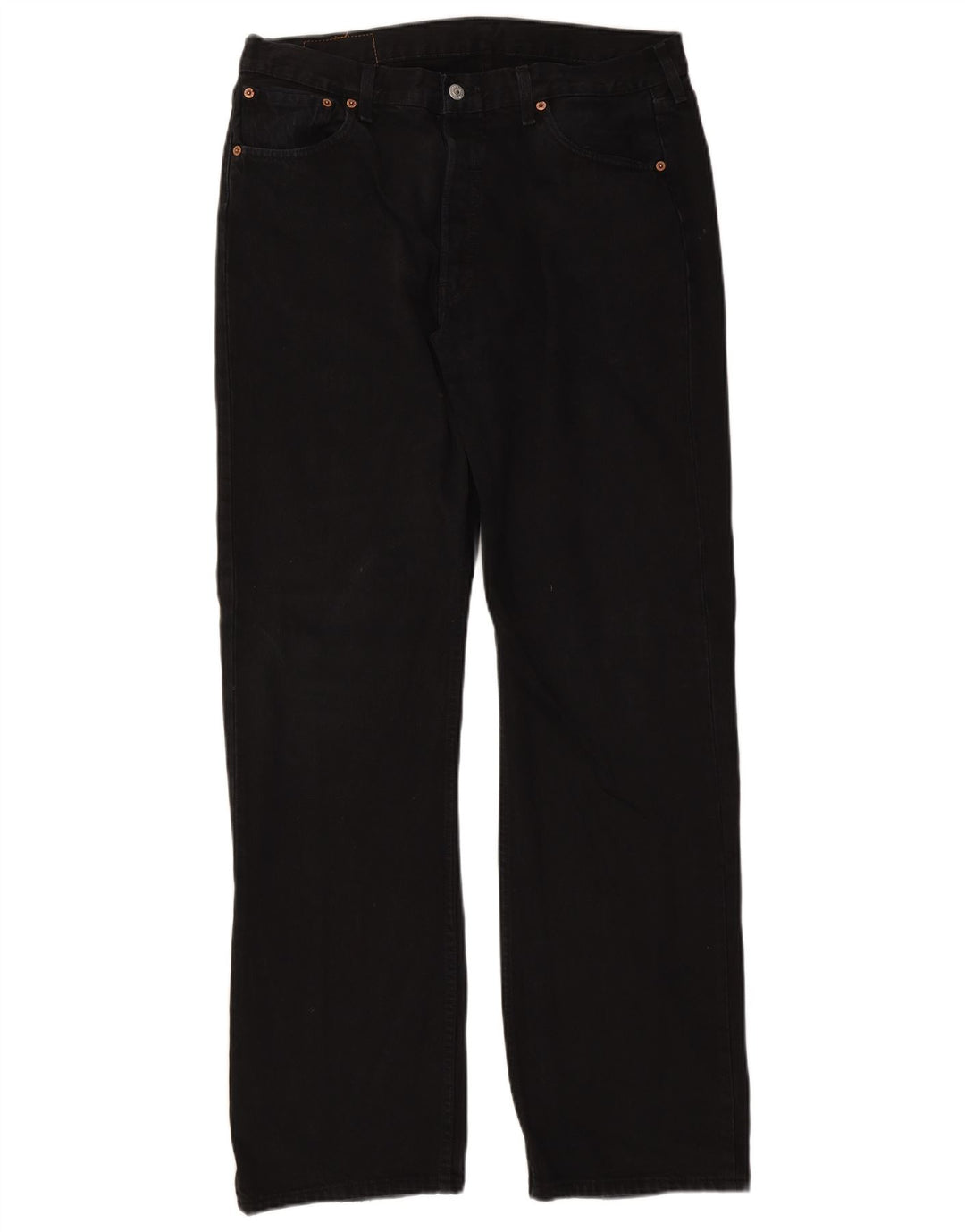 Levi's Uomo 501 Jeans dritti W36 L34 Cotone Nero