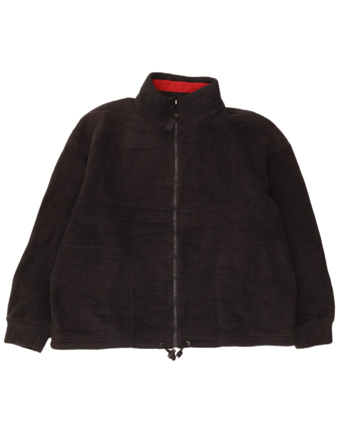 Giacca in pile Marks & Spencer da donna St. Michael UK 16 grande nera