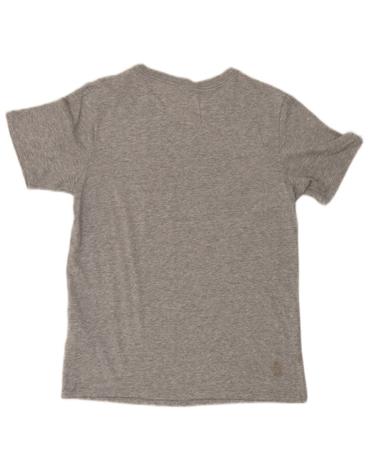 T-shirt grafica Nike Dri Fit da uomo, piccola, in cotone grigio