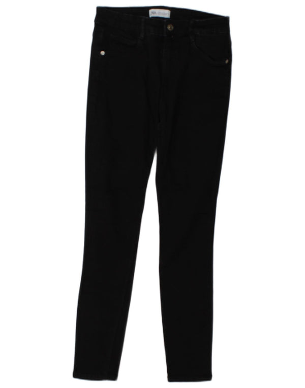 Jeans skinny da donna Zara EU 38 Small W28 L26 cotone nero