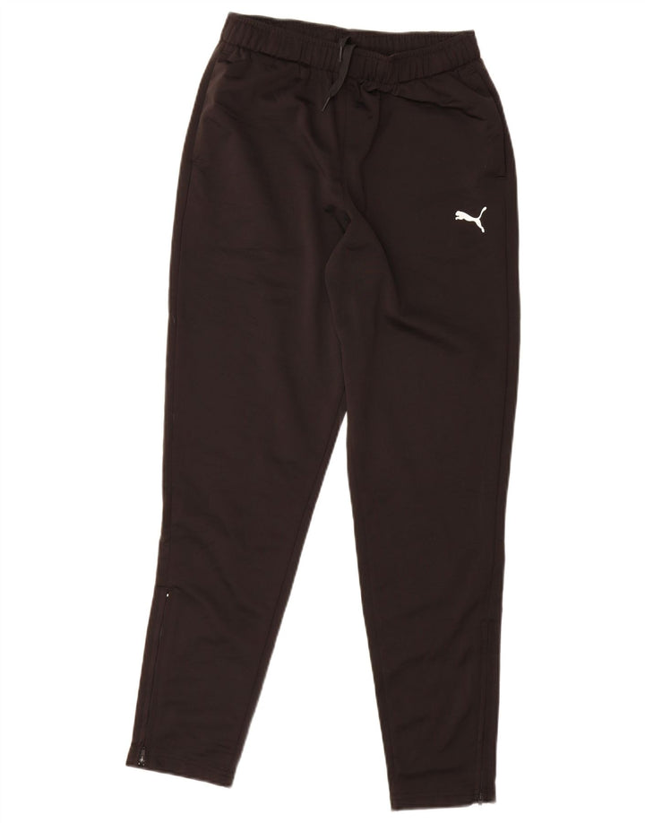 Pantaloni della tuta da ragazzo PUMA 13-14 anni in poliestere nero