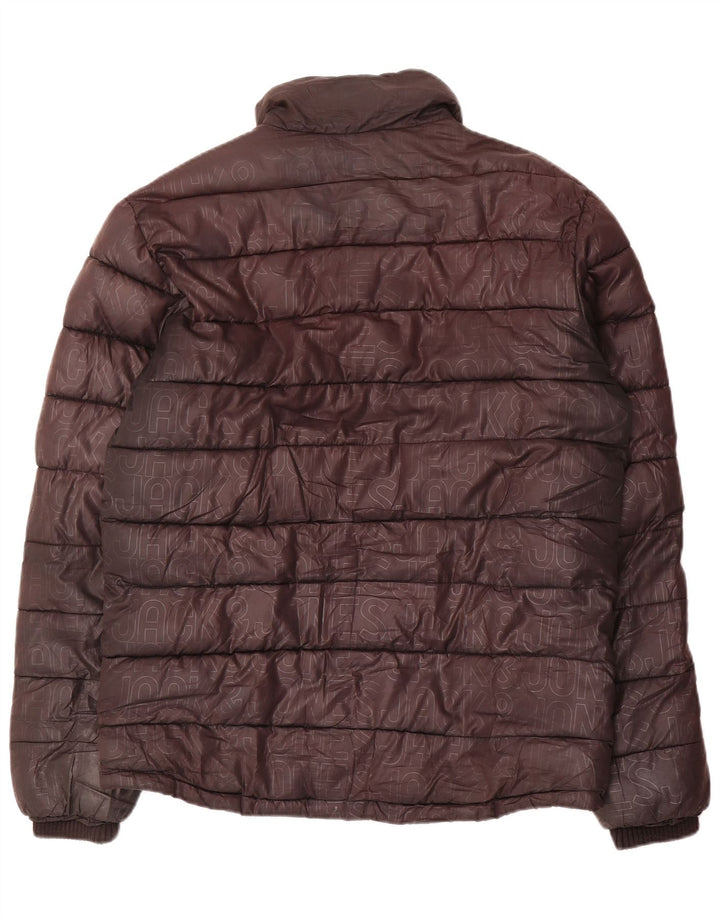 Giacca imbottita da uomo Jack & Jones UK 40 grande marrone