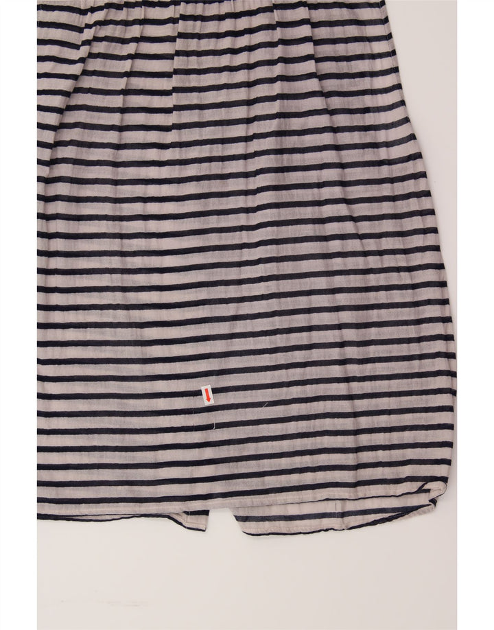 J. CREW Womens Shirt Blouse US 10 Large Navy Blue Striped Nautical Vintage J. Crew and Second-Hand J. Crew from Messina Hembry 