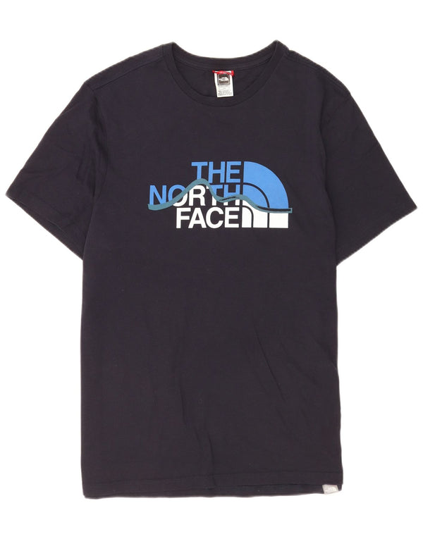 T-shirt grafica da uomo a maniche corte The North Face Top grande blu navy