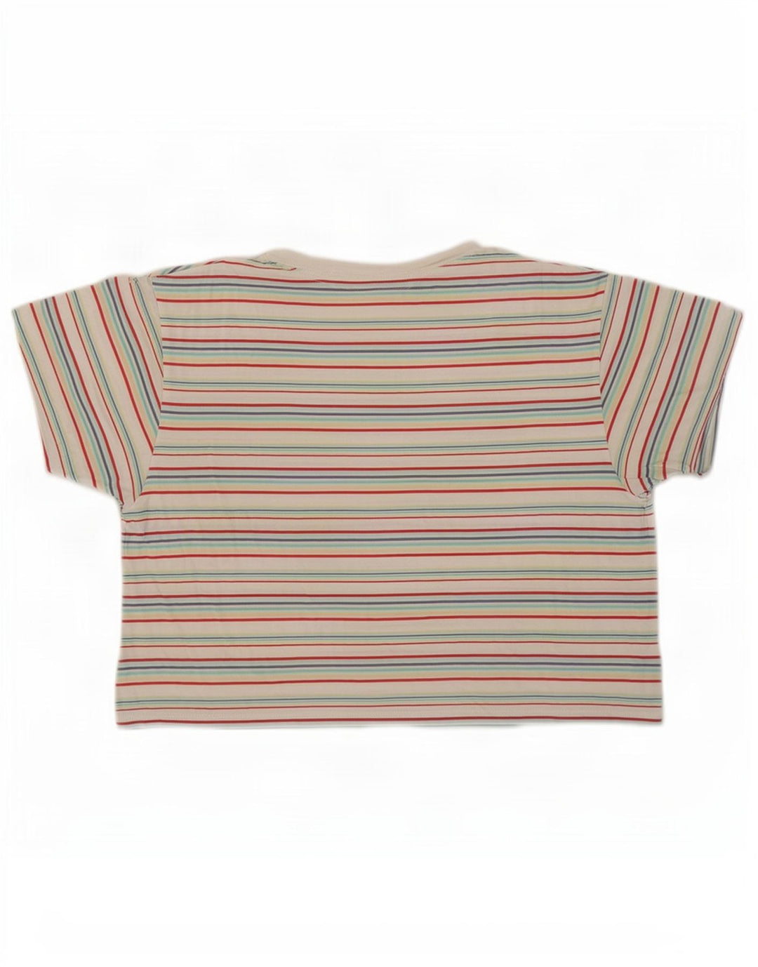 Levi's T-shirt corta da donna Top UK 14 Cotone a righe multicolore medio