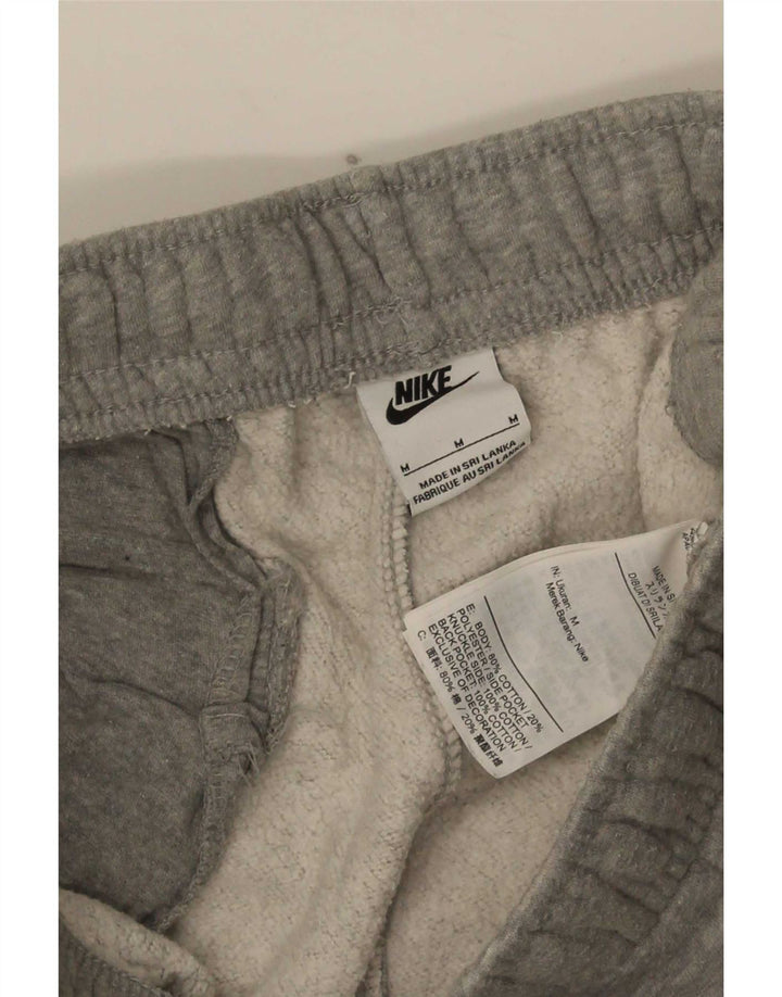 Pantaloni della tuta da uomo Nike in cotone grigio medio