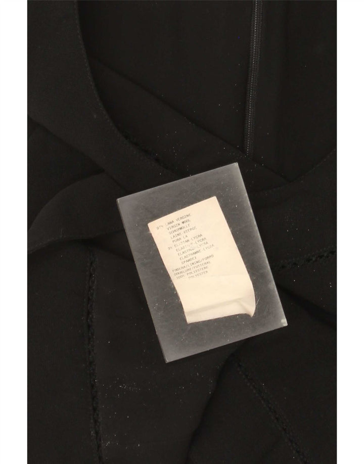 Top corto da donna Emporio Armani IT 46 Large Nero Lana