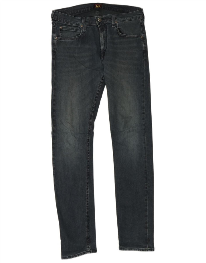 Jeans Lee Luke Slim da uomo W33 L34 in cotone blu navy
