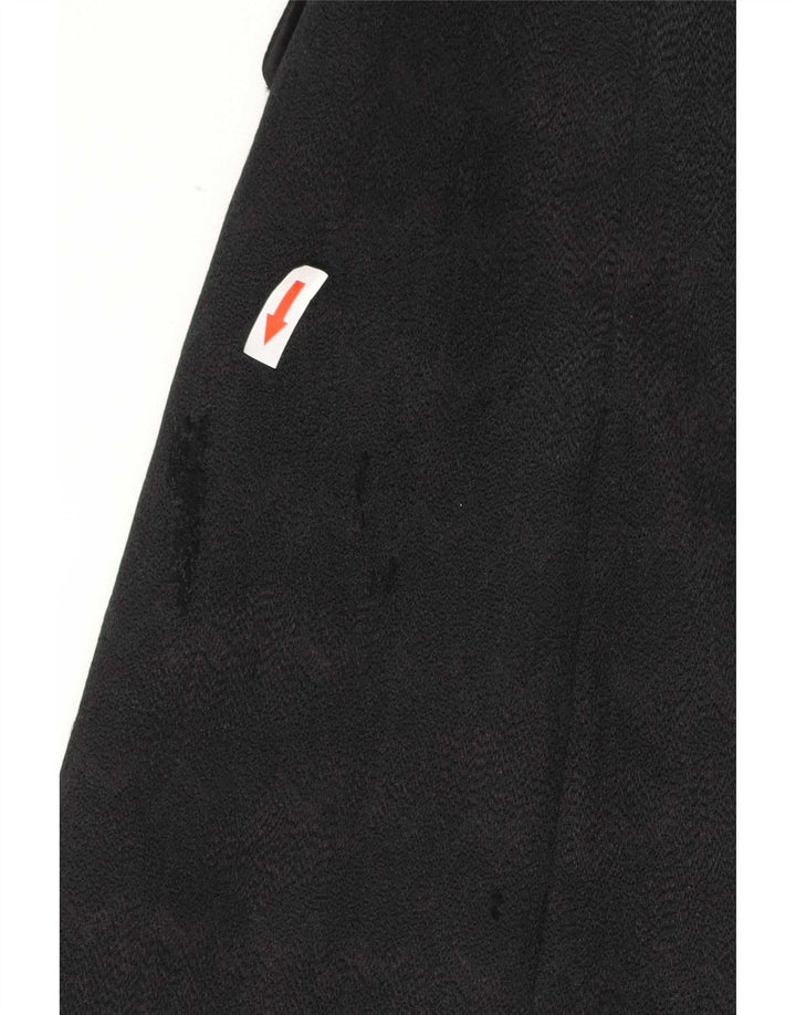 Strenesse Gabriele Strehle Cappotto doppiopetto da donna UK 14 Medio Nero