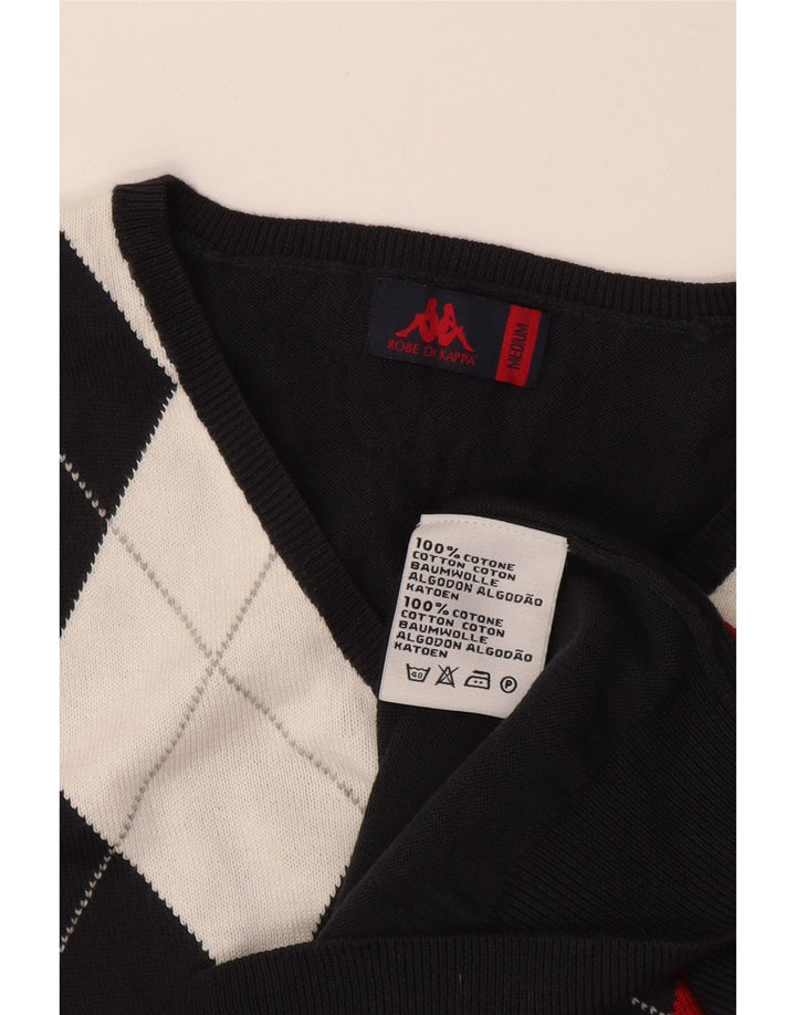 Canotta da uomo Kappa UK 14 Medium Navy Blue Argyle/Diamond Cotton