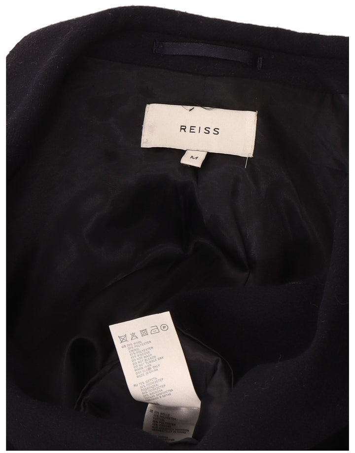 Cappotto da uomo Reiss UK 38 medio in lana blu navy