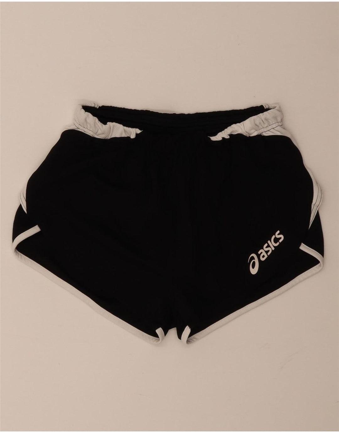 Pantaloncini sportivi da donna Asics UK 10 Small Nero Colourblock Poliestere