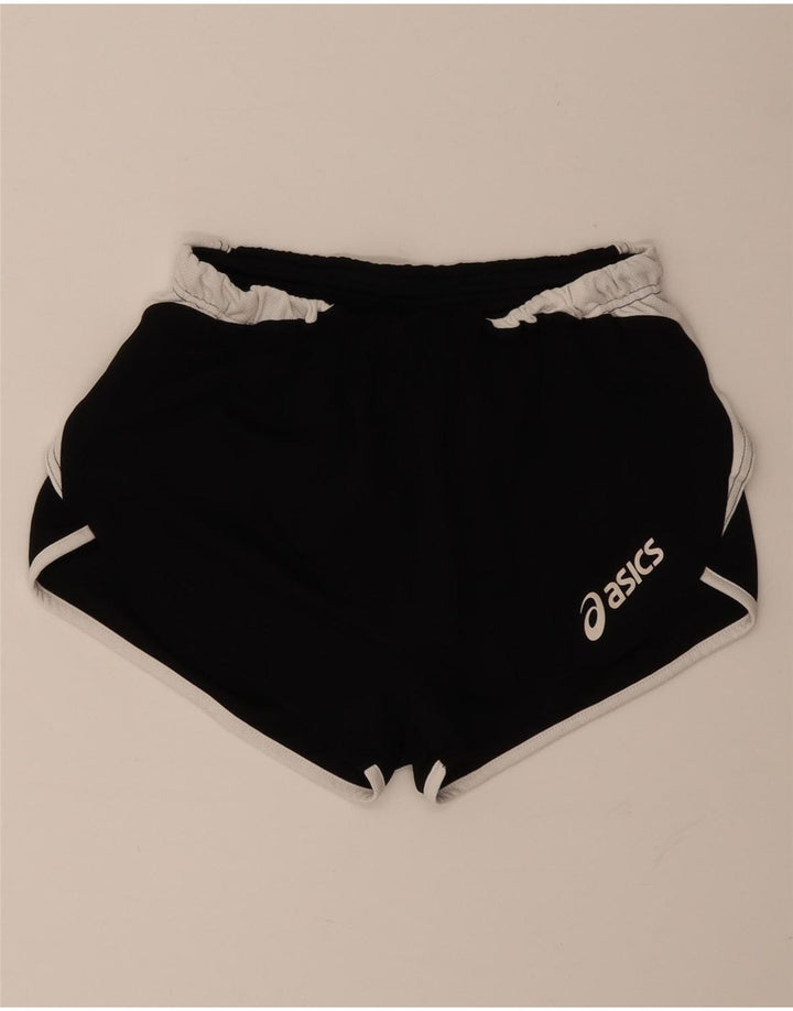 Pantaloncini sportivi da donna Asics UK 10 Small Nero Colourblock Poliestere