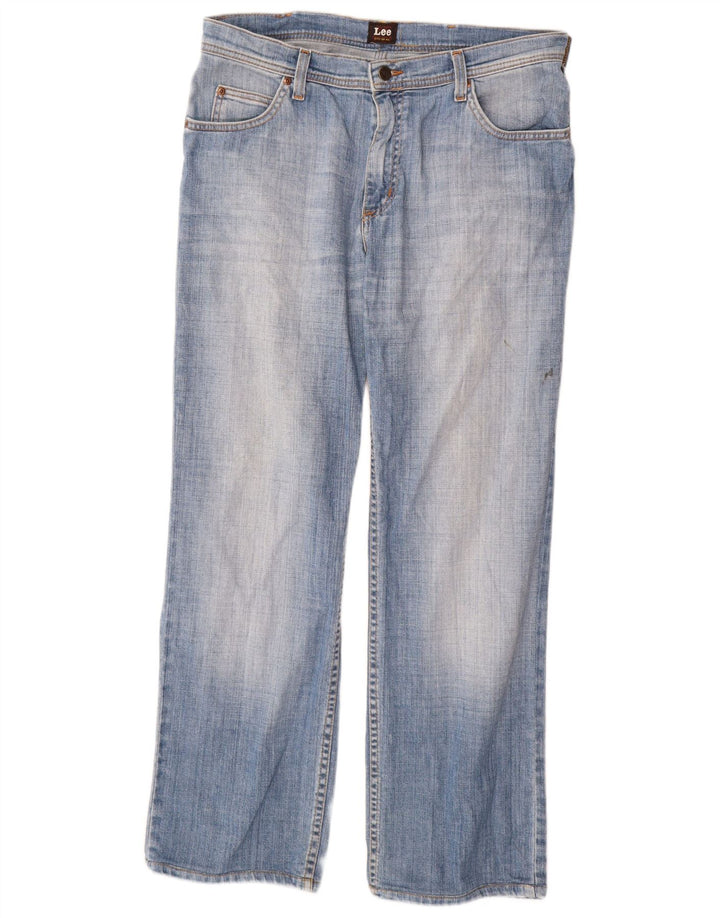 Jeans dritti da uomo Lee Brooklyn W34 L34 cotone blu