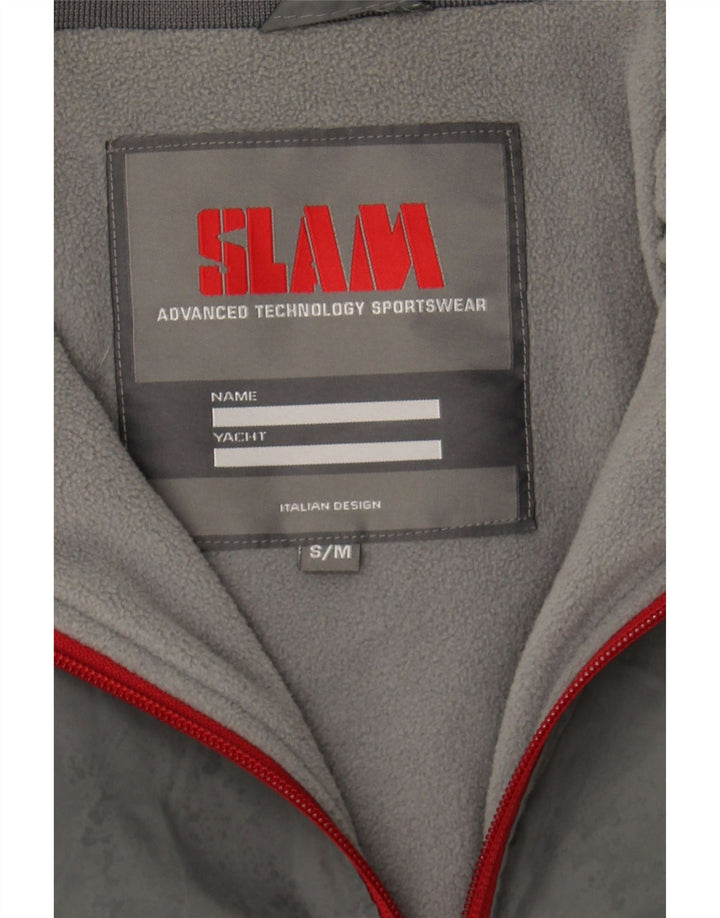 Giubbotto bomber da uomo SLAM UK 36 piccolo nylon grigio