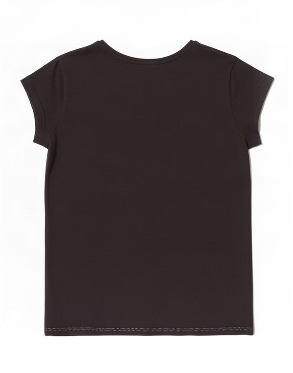 Maglietta grafica da donna Adidas Top UK 16 grande nera
