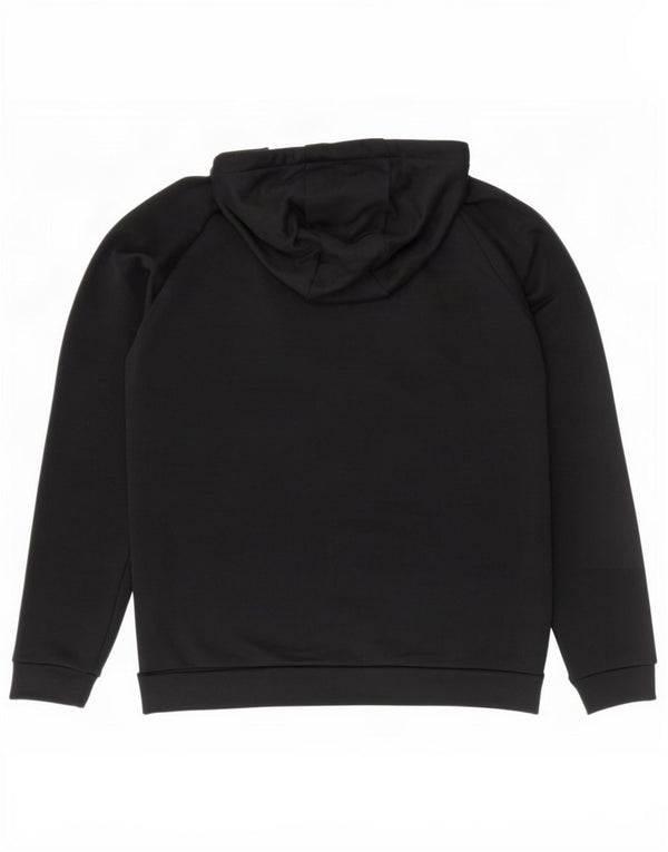 Felpa con cappuccio grafica Nike Dri Fit da uomo, poliestere medio nero mimetico
