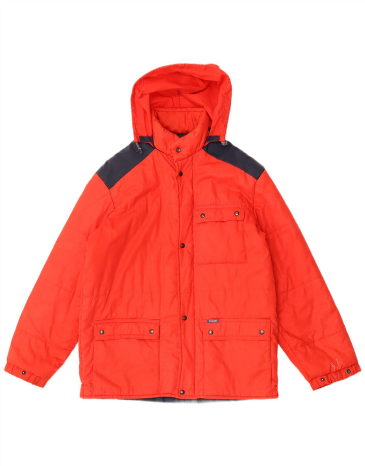 Giacca imbottita con cappuccio da donna Wrangler UK 20 2XL Colore rosso