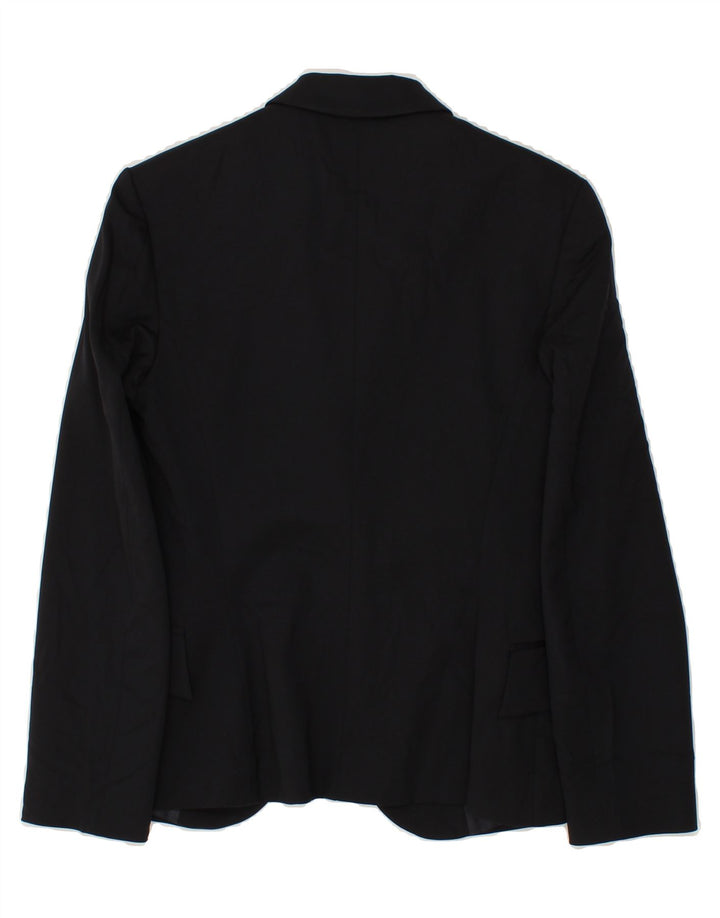 RICHMOND Womens 1 Button Blazer Jacket UK 8 Small Black Vintage Richmond and Second-Hand Richmond from Messina Hembry 