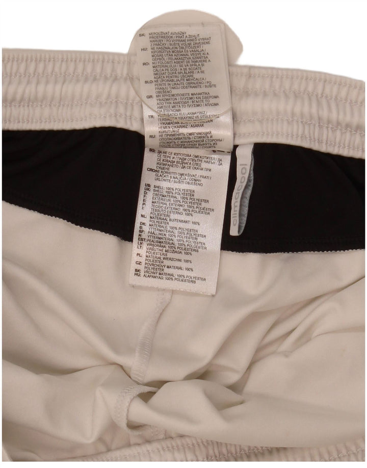 Pantaloncini sportivi Adidas da uomo Juventus Large in poliestere color block bianco