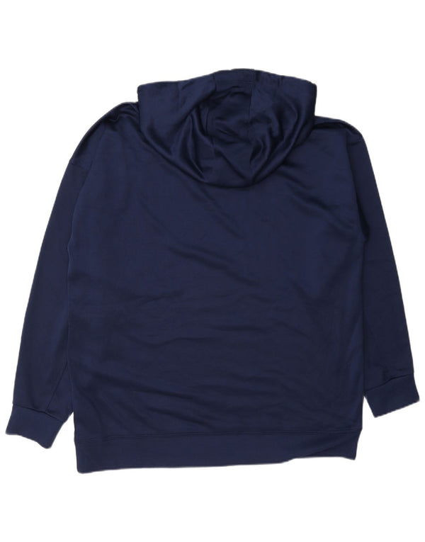 Maglione con cappuccio grafico da uomo Dkny poliestere medio blu navy