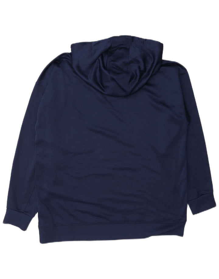 Maglione con cappuccio grafico da uomo Dkny poliestere medio blu navy
