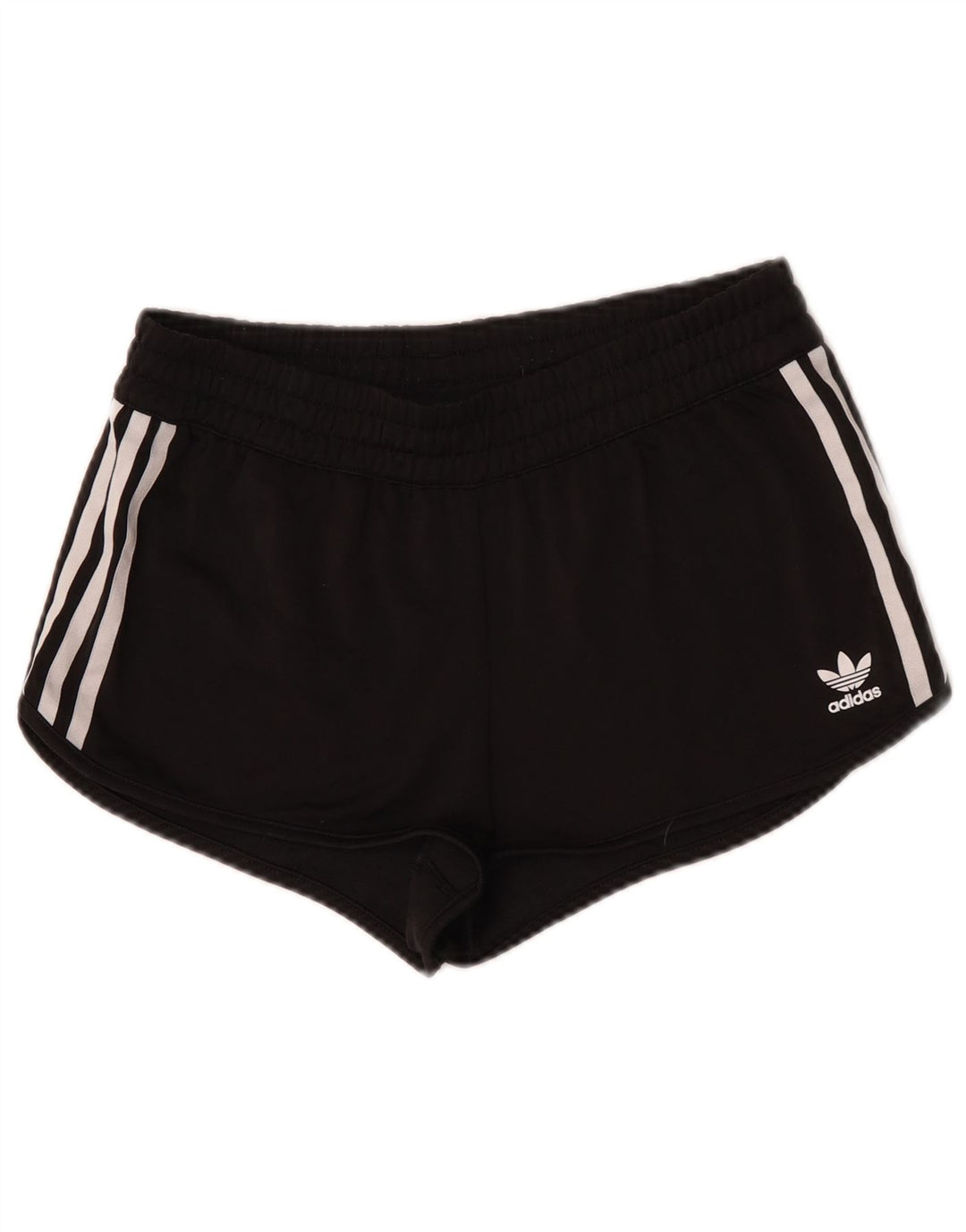 Pantaloncini sportivi da donna Adidas UK 12 Medium Nero Colourblock Poliestere