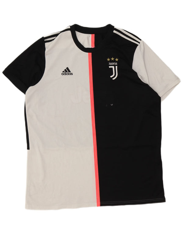 T-shirt grafica Adidas da uomo Juventus Top 2XL Poliestere color block nero