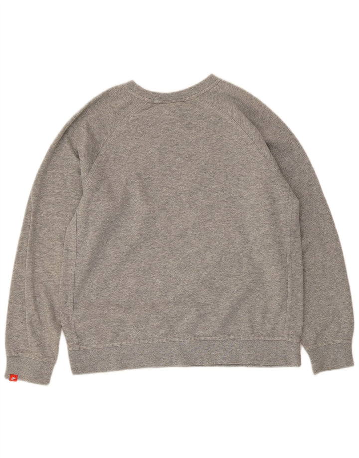 Felpa Nike Ragazzo Maglione 13-14 Anni XL Cotone Grigio