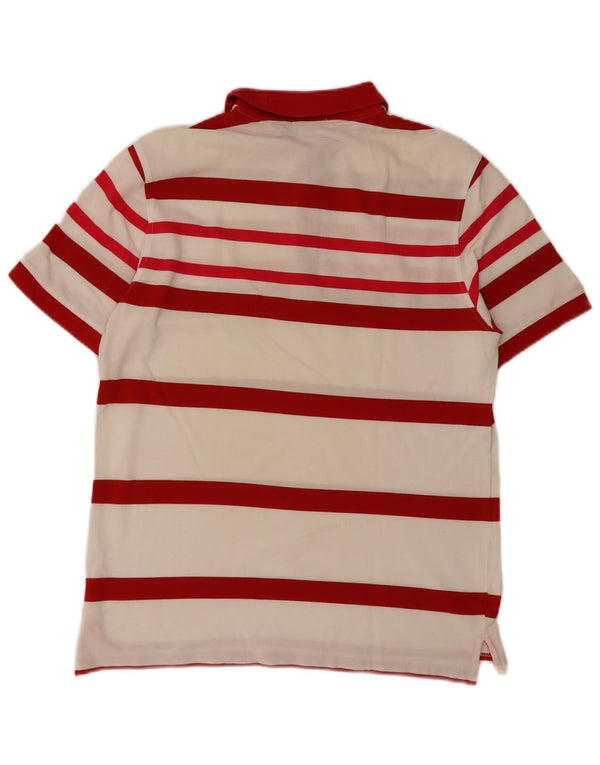 Polo Uomo Sergio Tacchini Maglia Grande in Cotone a Righe Rosse