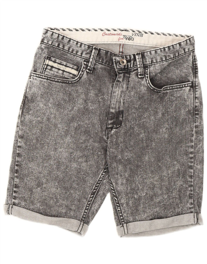 Pantaloncini di jeans Vans lavaggio acido da donna W28 Grigio medio