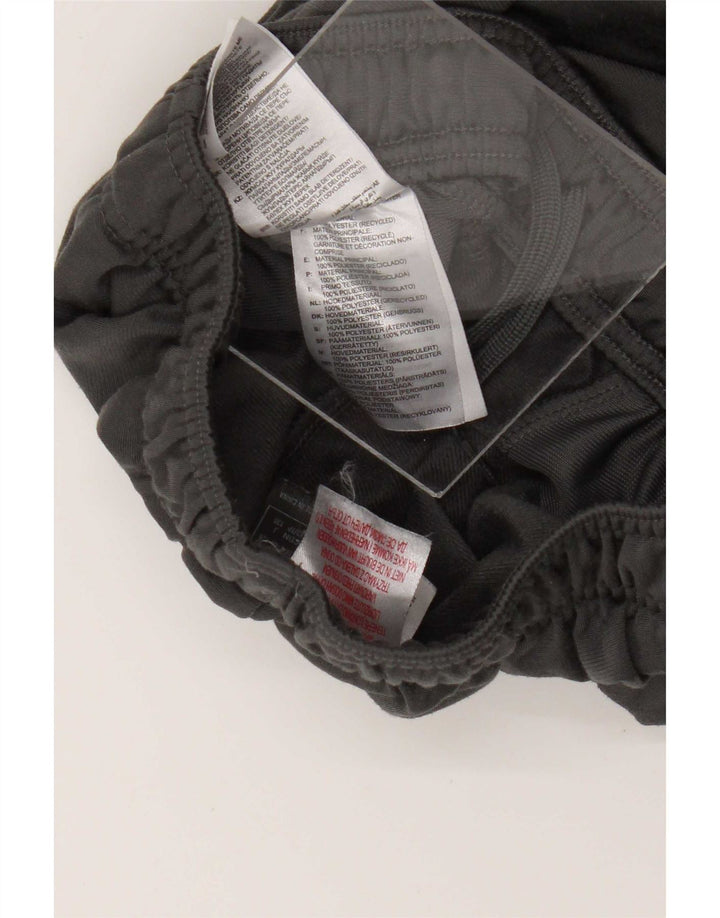 Pantaloni della tuta da ragazzo Adidas 7-8 anni in poliestere grigio