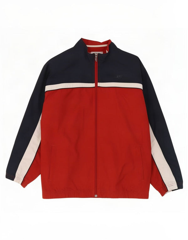 Giacca da tuta da ragazzo Reebok 13-14 anni XL Poliestere color block rosso
