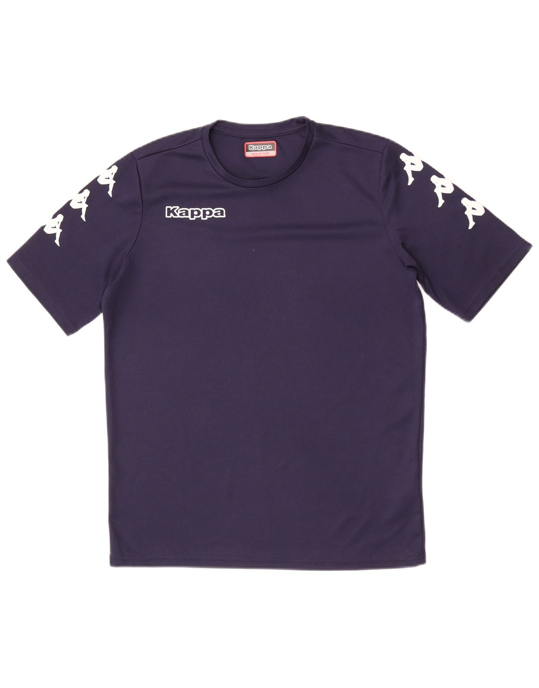 T-shirt grafica da uomo Kappa Top medio in poliestere blu navy