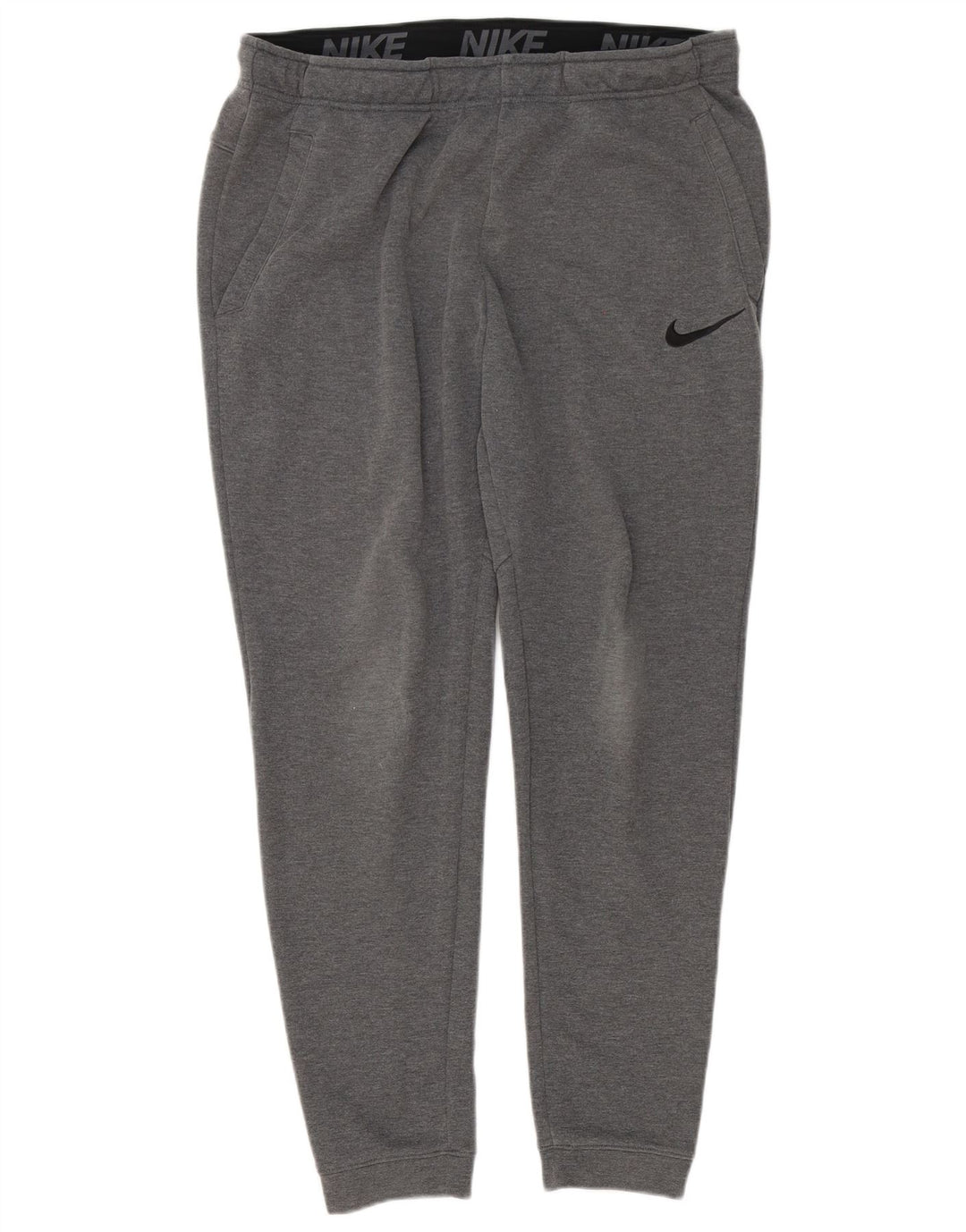 Pantaloni da tuta Nike Dri Fit da uomo, pantaloni da jogging, grandi, in poliestere grigio