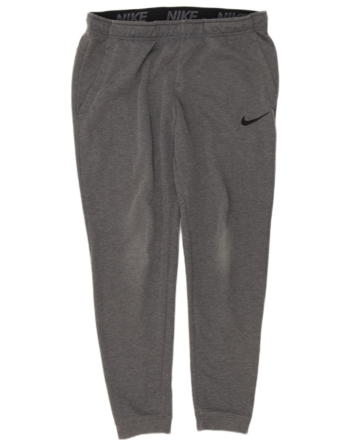 Pantaloni da tuta Nike Dri Fit da uomo, pantaloni da jogging, grandi, in poliestere grigio