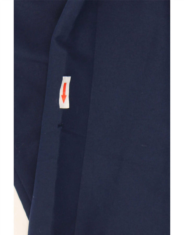 Pantaloni da tuta grafica da uomo Adidas Large in poliestere blu navy