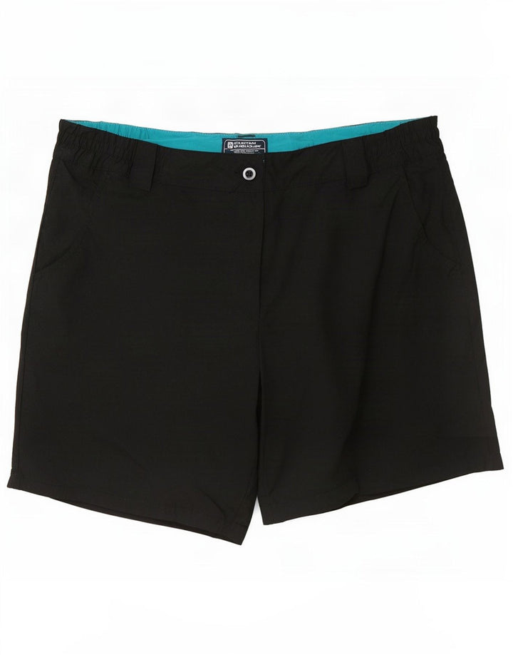 Pantaloncini chino da donna Mountain Warehouse UK 12 medi W32 poliestere nero
