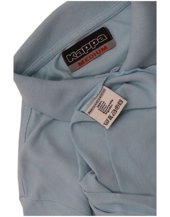 Polo Kappa Uomo Blu Medio in cotone