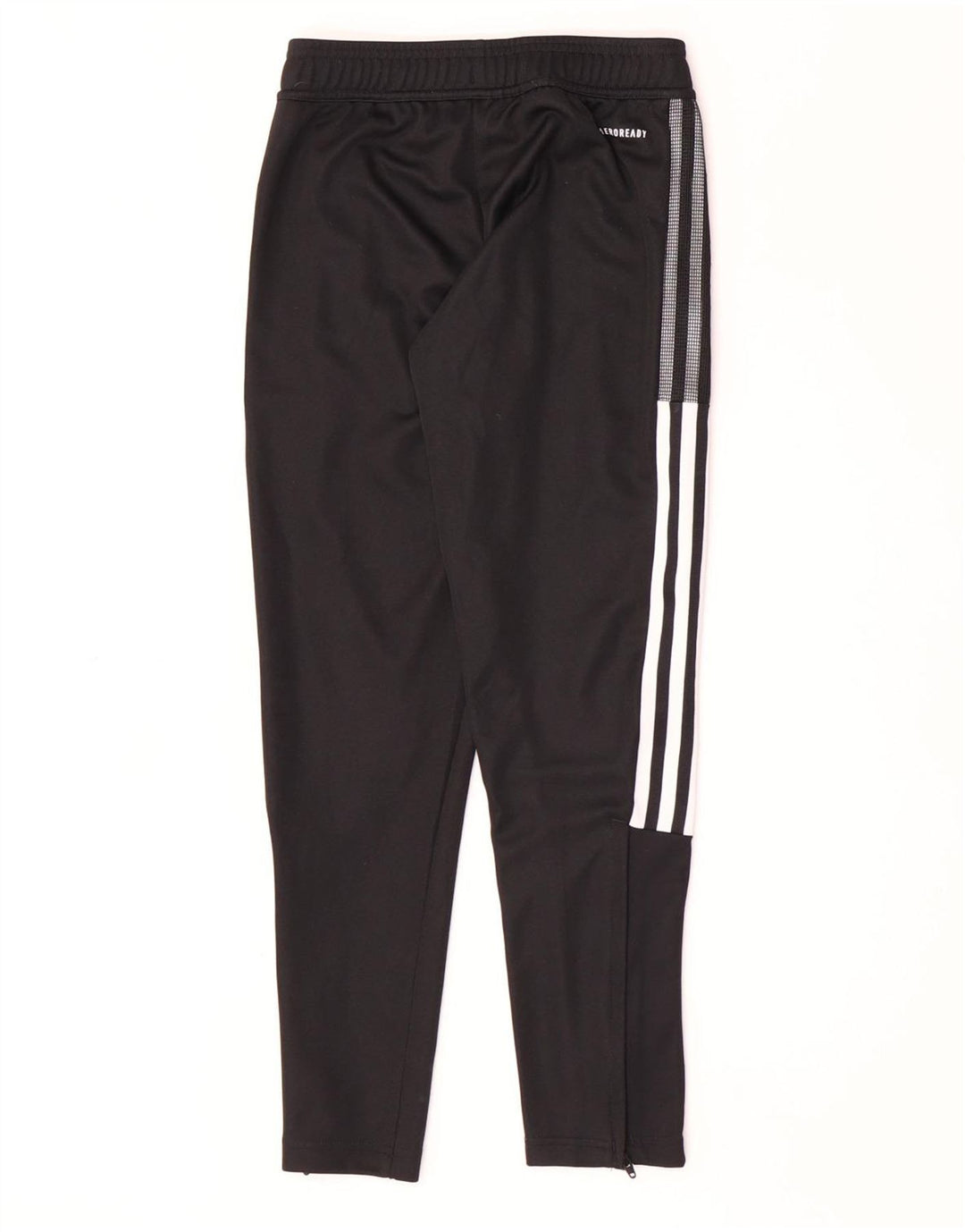 Pantaloni della tuta Adidas Aeroready da ragazzo 9-10 anni in poliestere nero