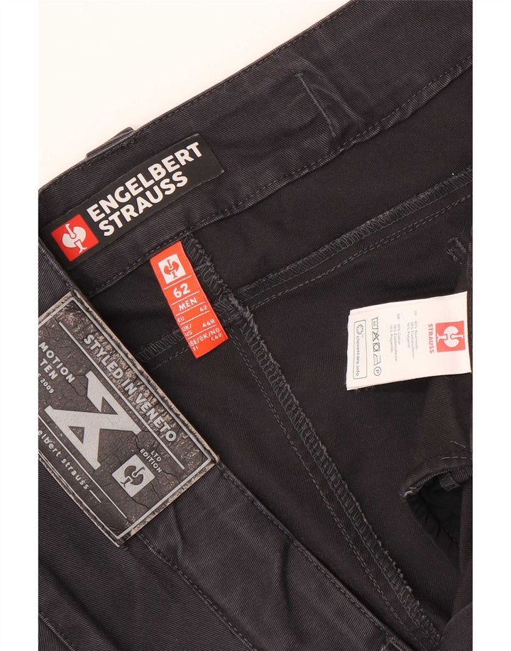 Pantaloncini cargo da uomo Engelbert Strauss W46 3XL cotone nero