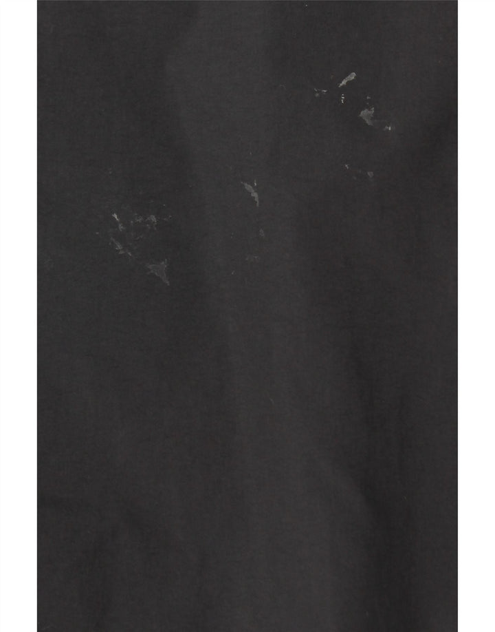 Giacca antipioggia grafica da uomo PUMA UK 40 Large nera in poliammide