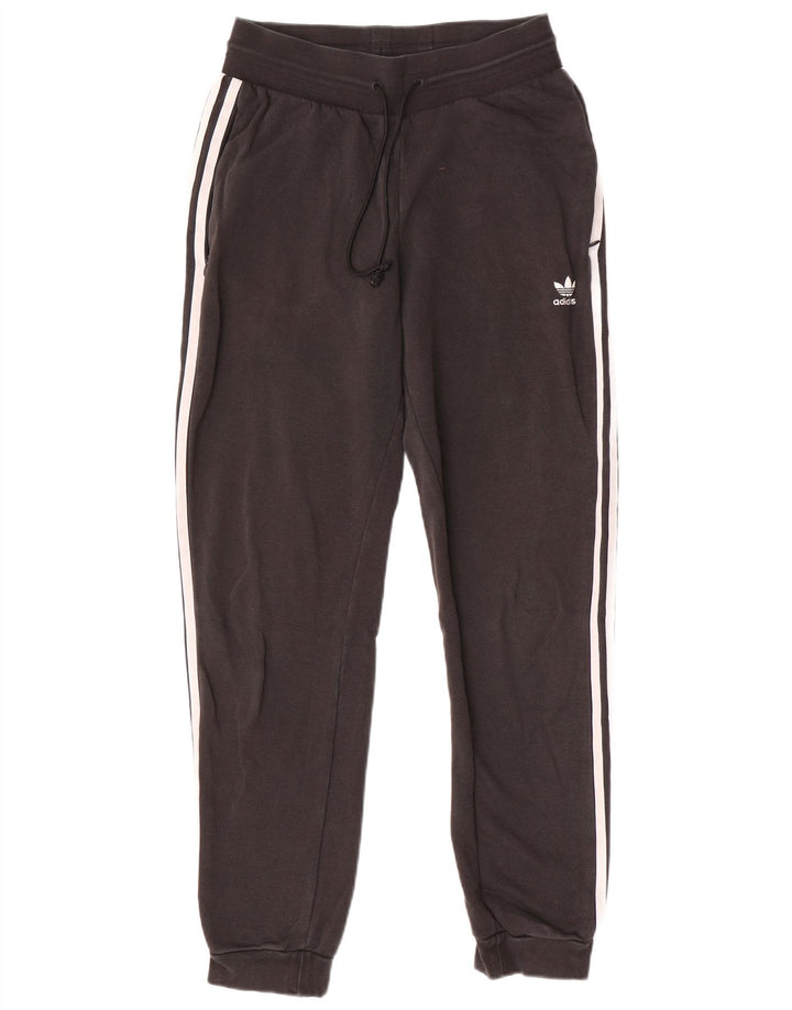 Pantaloni da tuta da donna ADIDAS Joggers UK 10 piccoli poliestere nero
