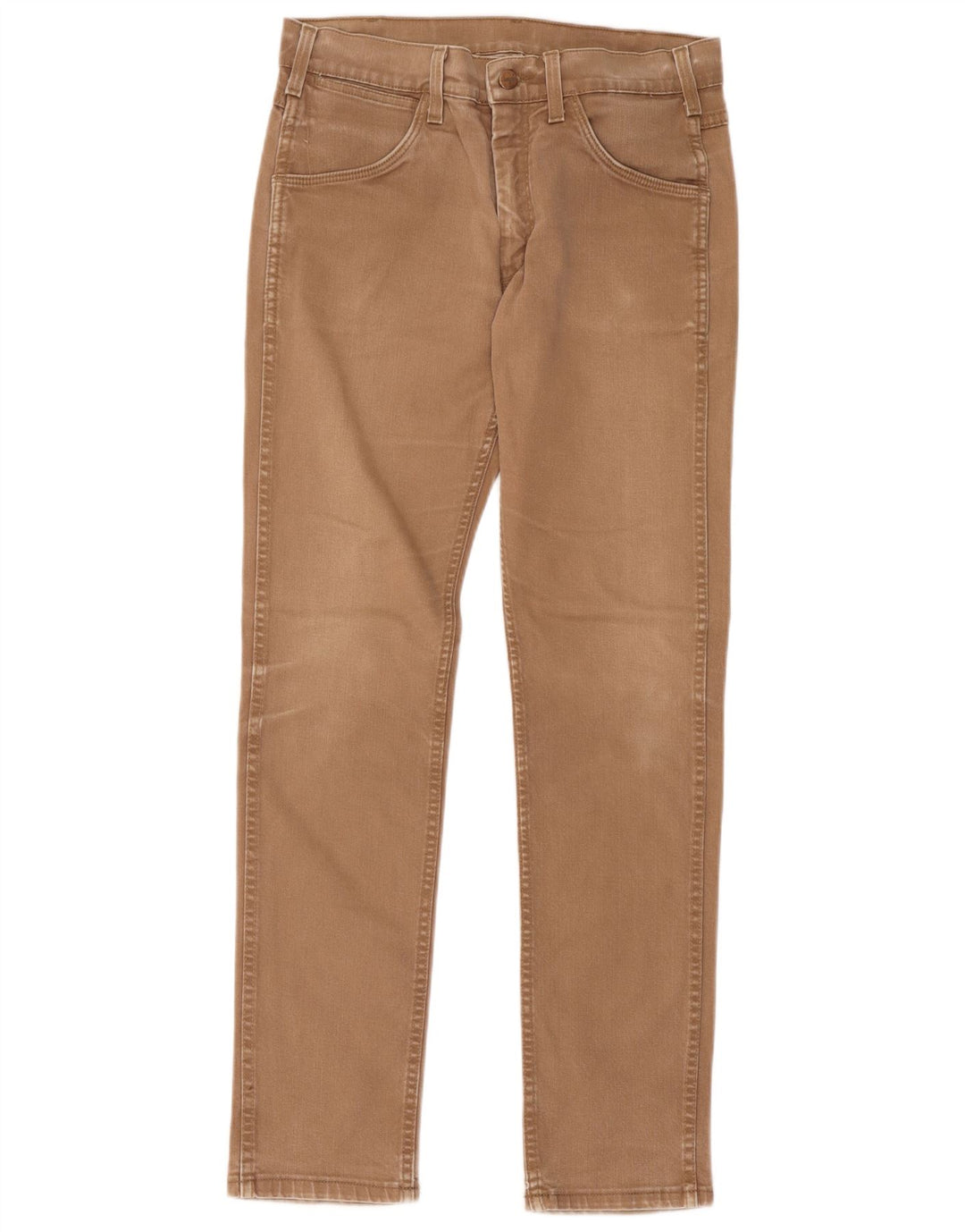 Jeans slim da uomo Wrangler W31 L34 cotone marrone