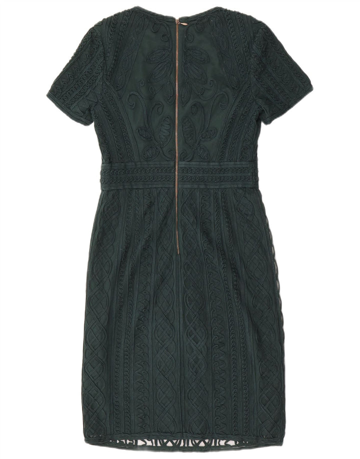 Abito tubino in pizzo da donna Phase Eight UK 10 Piccolo poliestere floreale verde