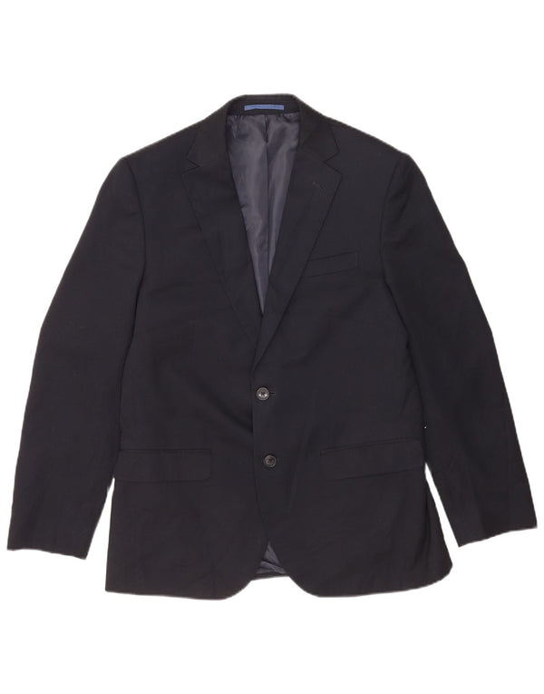 Giacca blazer a 2 bottoni da uomo Marks & Spencer UK 38 medio blu navy
