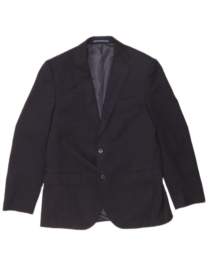 Giacca blazer a 2 bottoni da uomo Marks & Spencer UK 38 medio blu navy